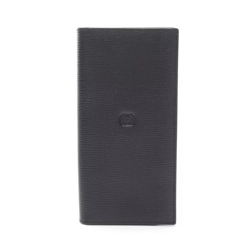 Loewe Anagram Bifold Long Wallet Leather Black